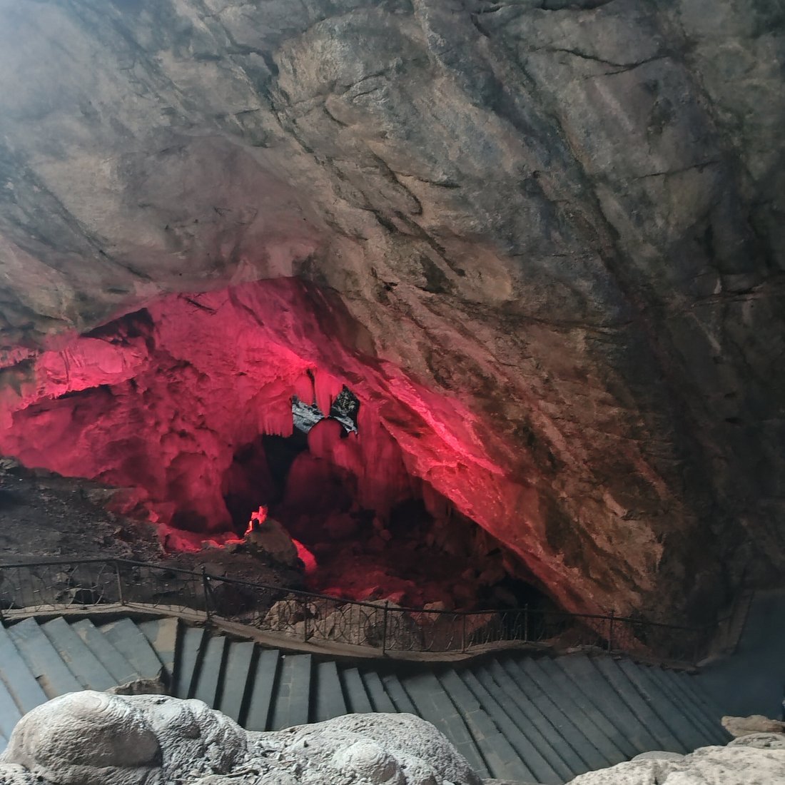 colourful cave